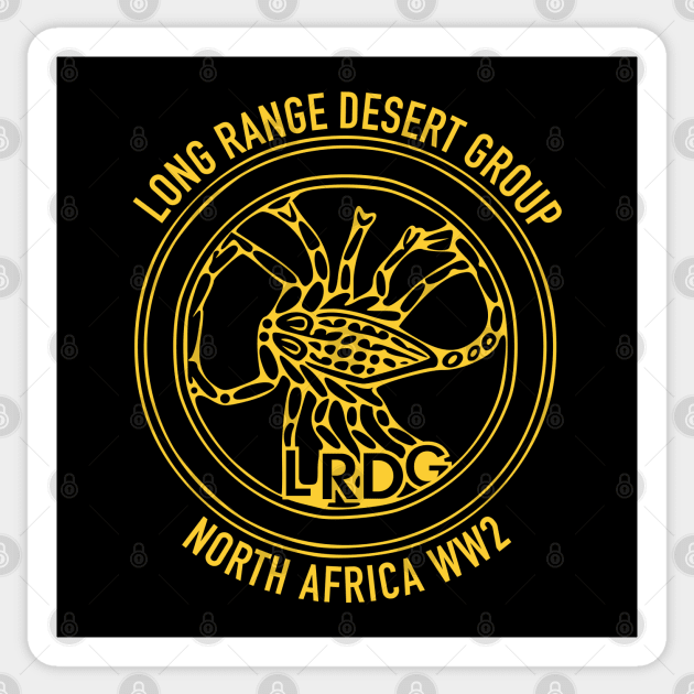 Long Range Desert Group LRDG Sticker by TCP